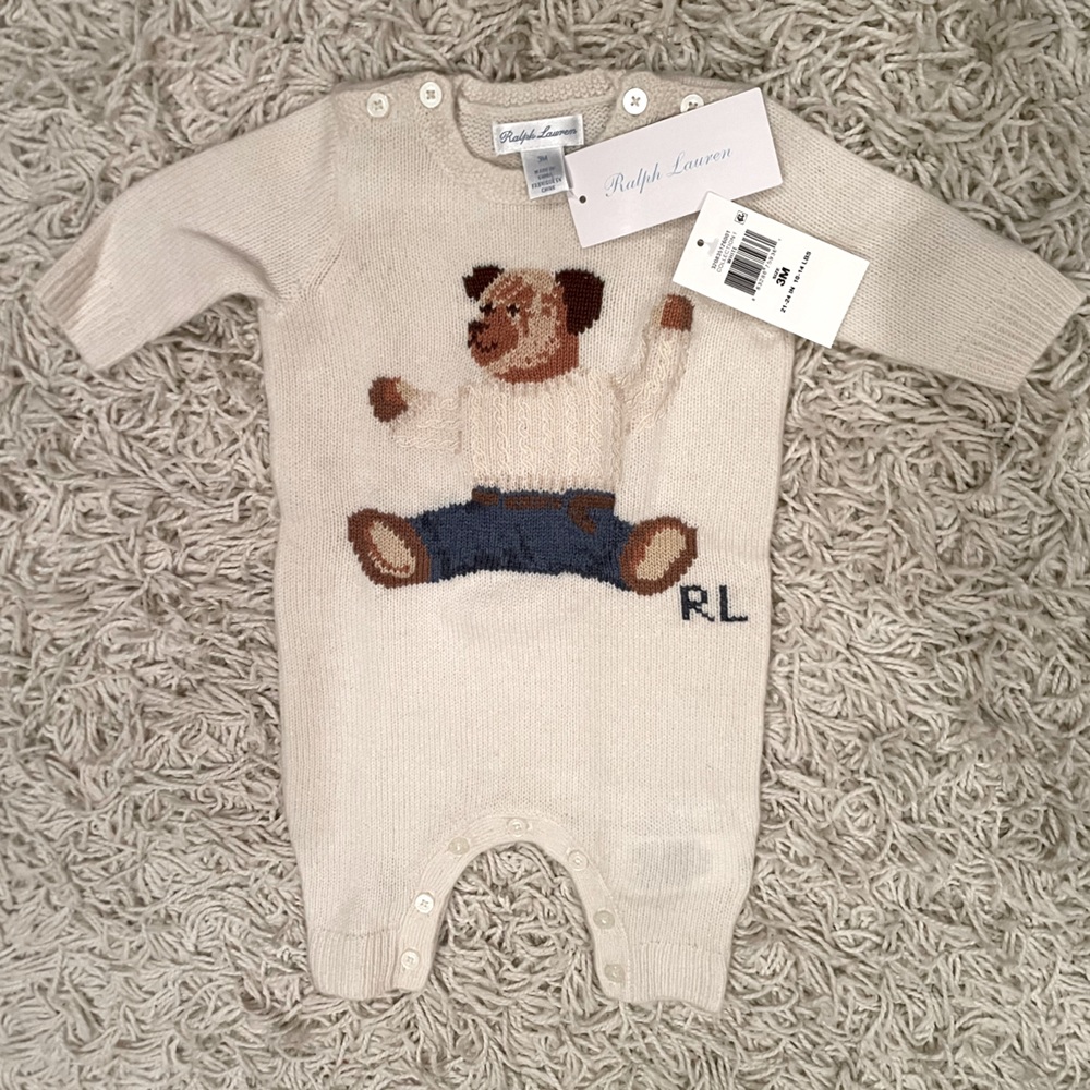Ralph Lauren 3M Sweater Jumpsuit 🐻 NEW With tags